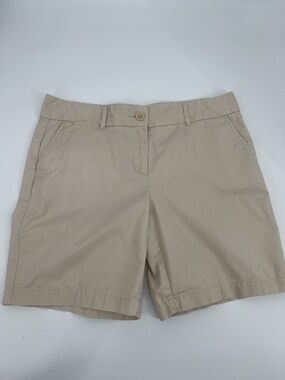 LOFT 100% Cotton Bermuda Shorts Preppy Classic Coastal Chic Everyday Essential